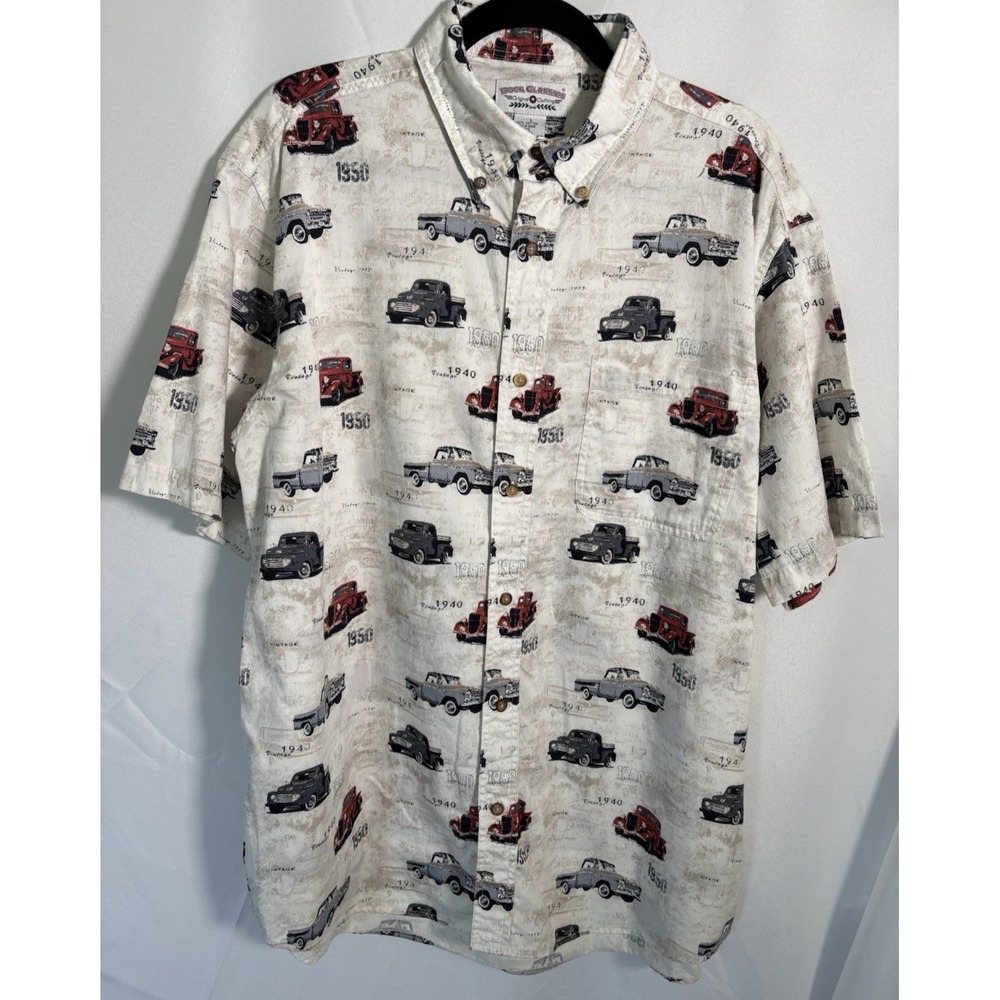 Boca Classics Shirt Size L‎ Antique Classic Trucks Short Sleeve